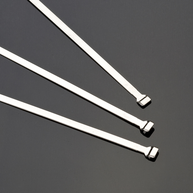 Attaches de câble en acier inoxydable - Attaches micro non revêtues